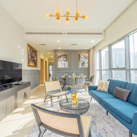 Nouveau Art Deco 3Br With Burj & Canal Views Dubai Exterior foto