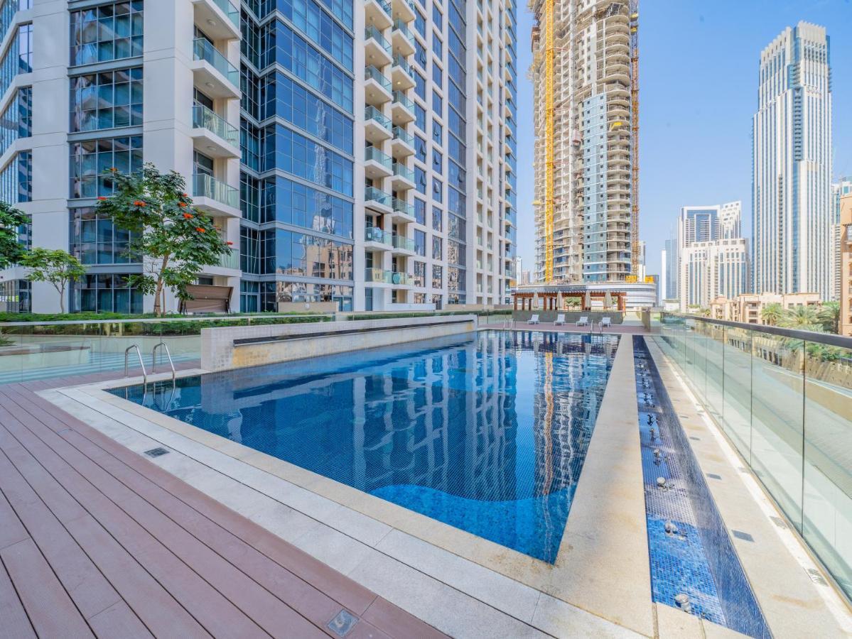 Nouveau Art Deco 3Br With Burj & Canal Views Dubai Exterior foto