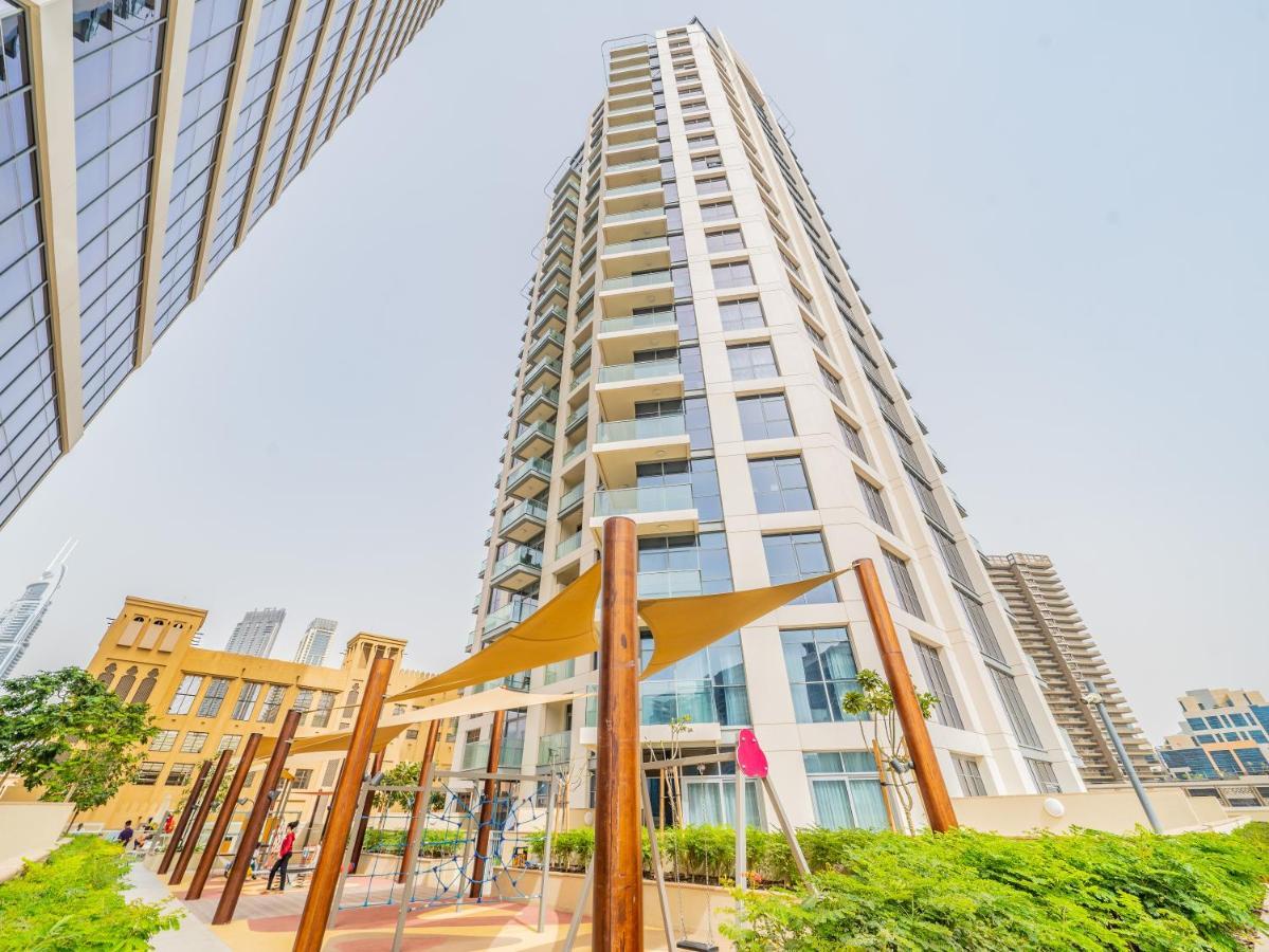 Nouveau Art Deco 3Br With Burj & Canal Views Dubai Exterior foto